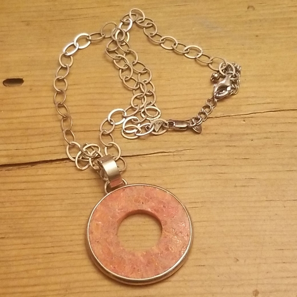 Silpada Jewelry - Retired Silpada Sponge Coral 17" Silver 925 Neck